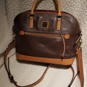 DOONEY AND BOURKE WEXFORD DOMED SATCHEL. NWT.